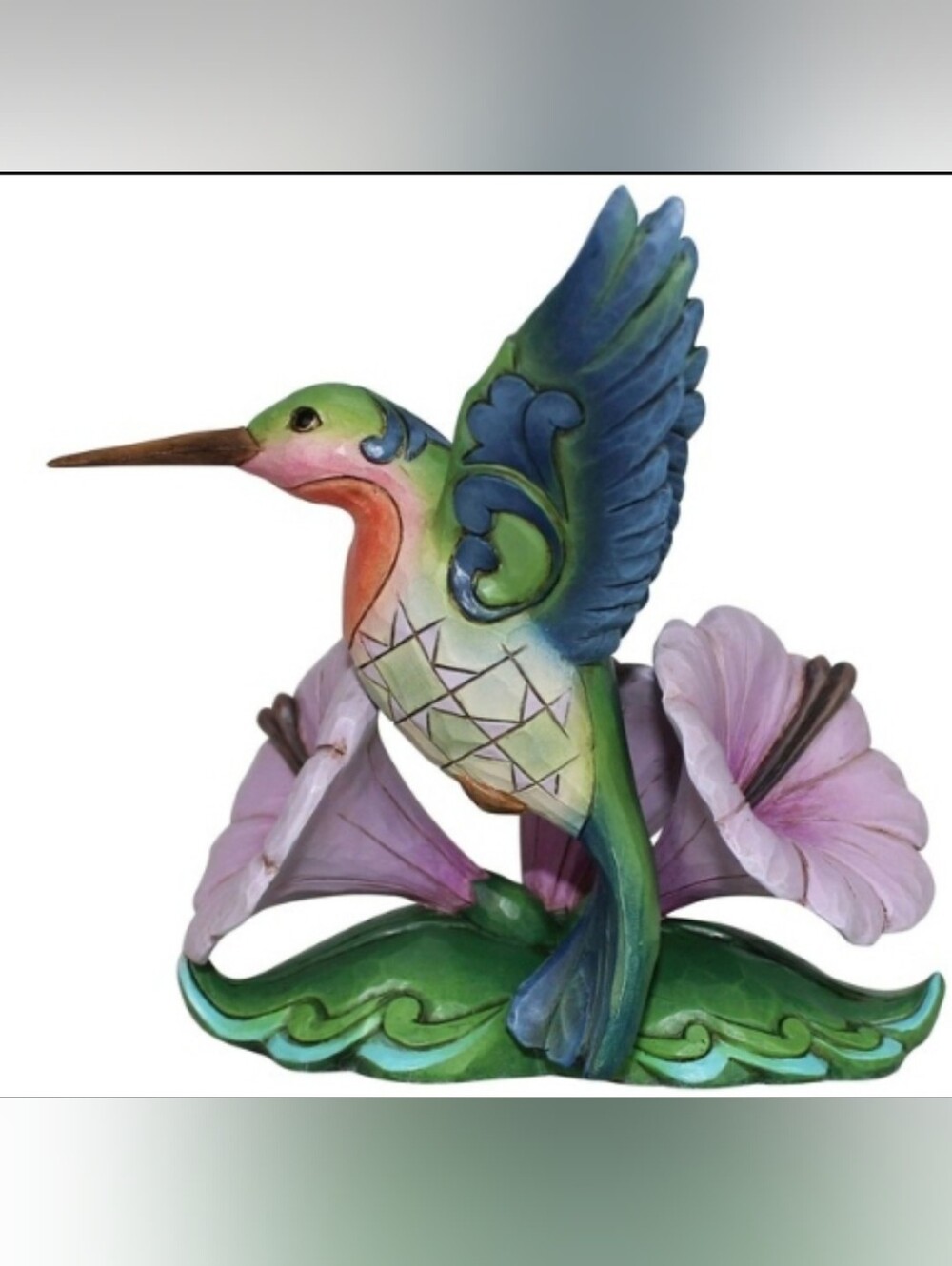 RARE RETIRED Jim Shore 6000680 Mini Hummingbird NIB Blossoms & Beauty
